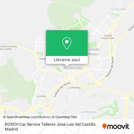 Mapa BOSCH Car Service Talleres Jose Luis del Castillo