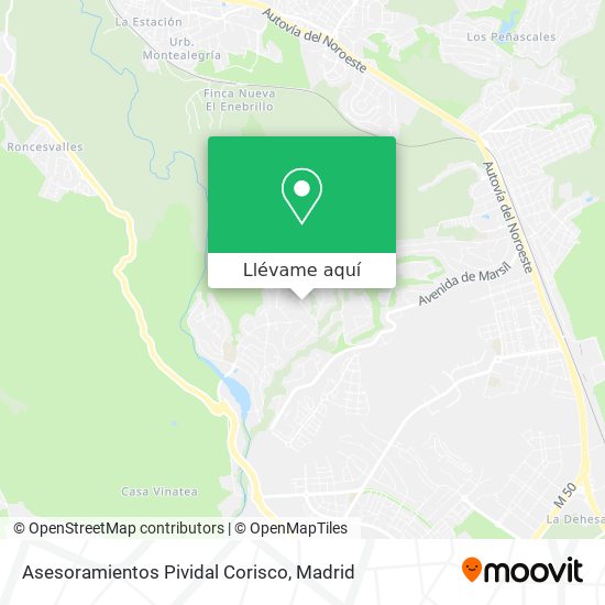 Mapa Asesoramientos Pividal Corisco