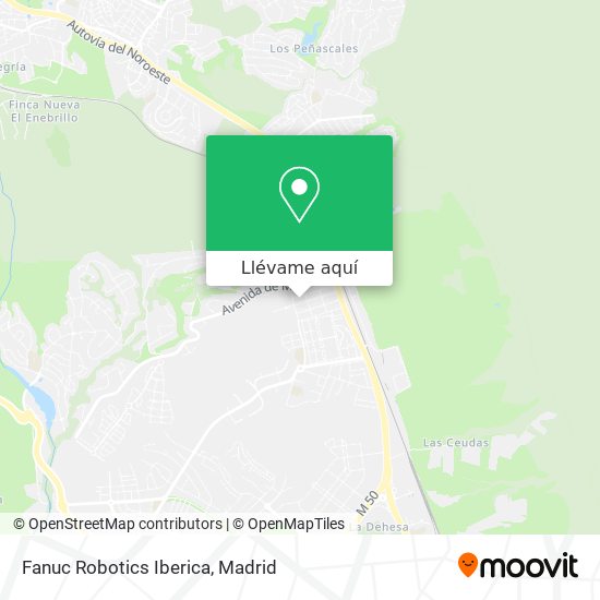 Mapa Fanuc Robotics Iberica