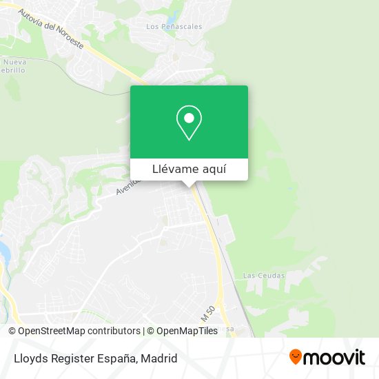 Mapa Lloyds Register España