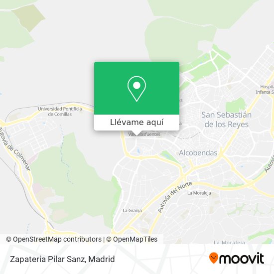 Mapa Zapateria Pilar Sanz