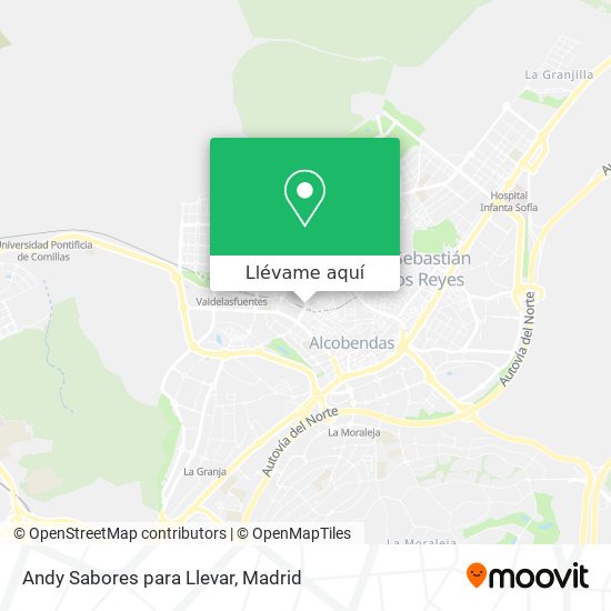 Mapa Andy Sabores para Llevar