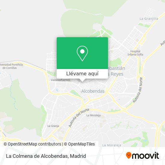 Mapa La Colmena de Alcobendas