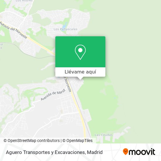 Mapa Aguero Transportes y Excavaciones