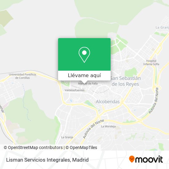 Mapa Lisman Servicios Integrales