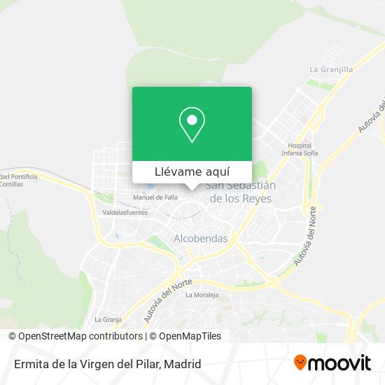 Mapa Ermita de la Virgen del Pilar