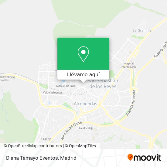 Mapa Diana Tamayo Eventos