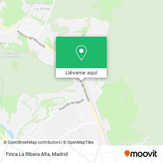 Mapa Finca La Ribera Alta