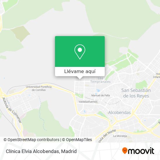 Mapa Clínica Elvia Alcobendas