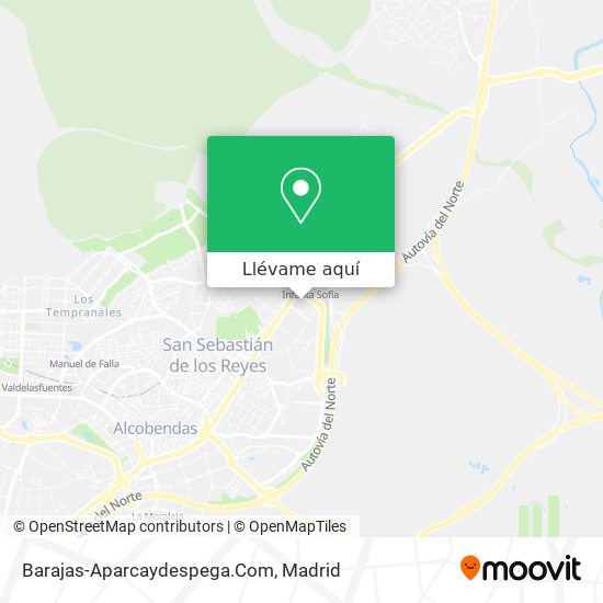 Mapa Barajas-Aparcaydespega.Com