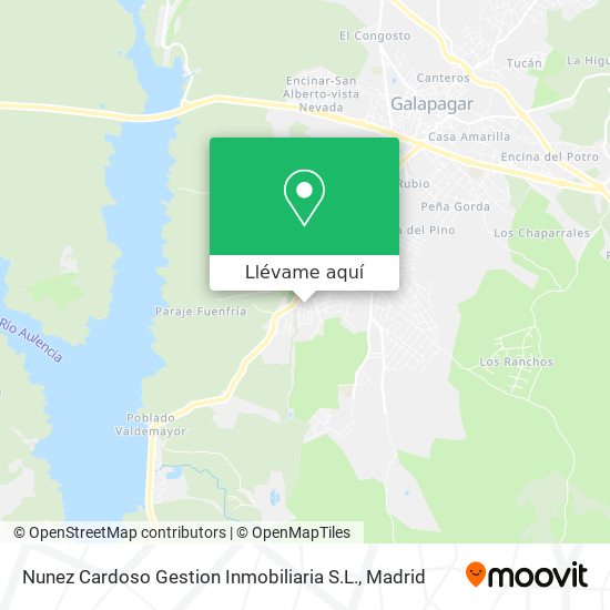 Mapa Nunez Cardoso Gestion Inmobiliaria S.L.