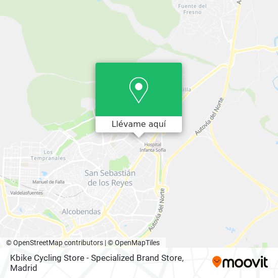 Mapa Kbike Cycling Store - Specialized Brand Store