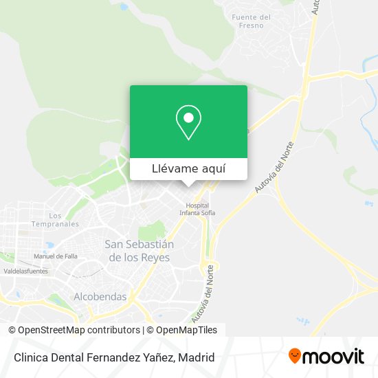 Mapa Clinica Dental Fernandez Yañez