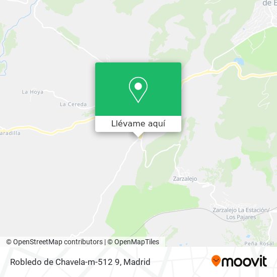 Mapa Robledo de Chavela-m-512 9