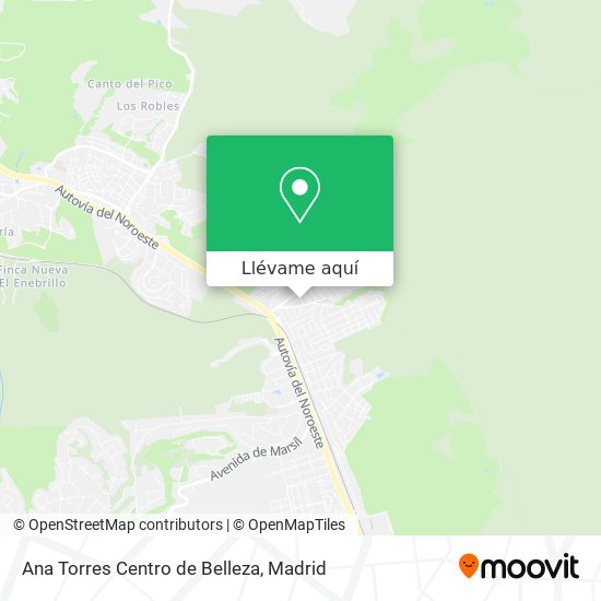 Mapa Ana Torres Centro de Belleza