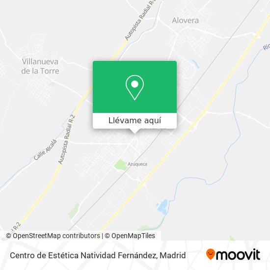 Mapa Centro de Estética Natividad Fernández