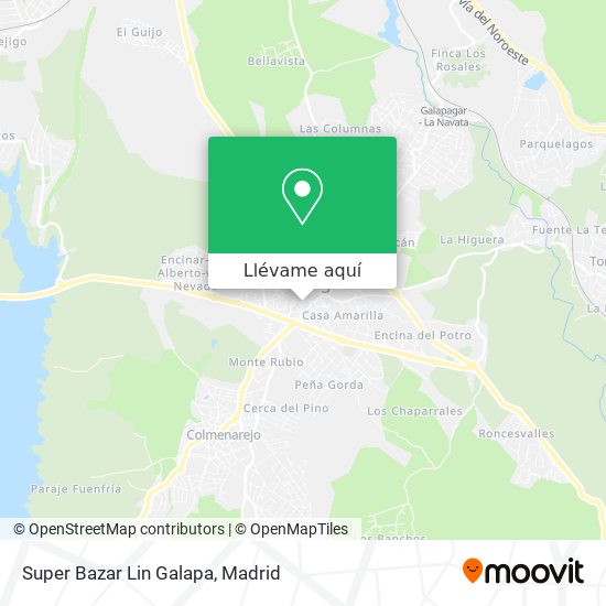 Mapa Super Bazar Lin Galapa