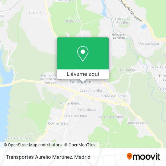 Mapa Transportes Aurelio Martinez