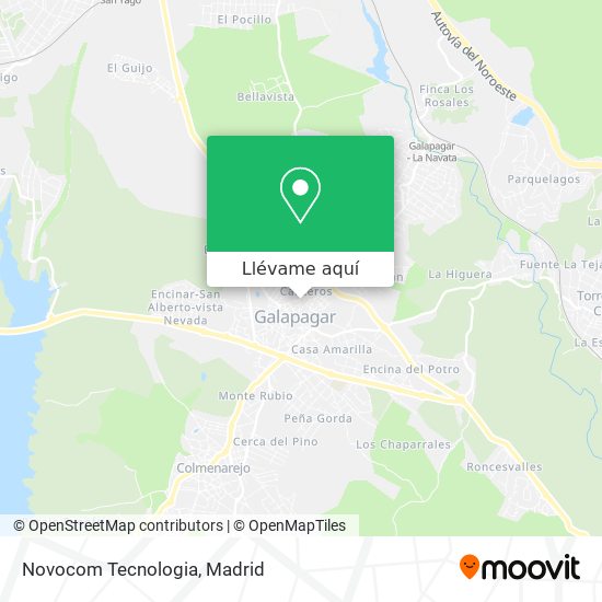 Mapa Novocom Tecnologia