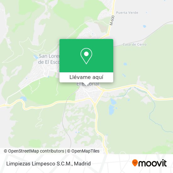 Mapa Limpiezas Limpesco S.C.M.