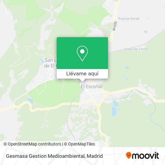 Mapa Gesmasa Gestion Medioambiental