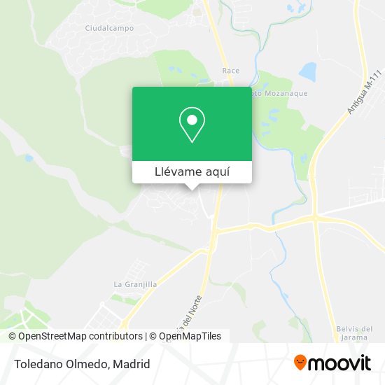 Mapa Toledano Olmedo