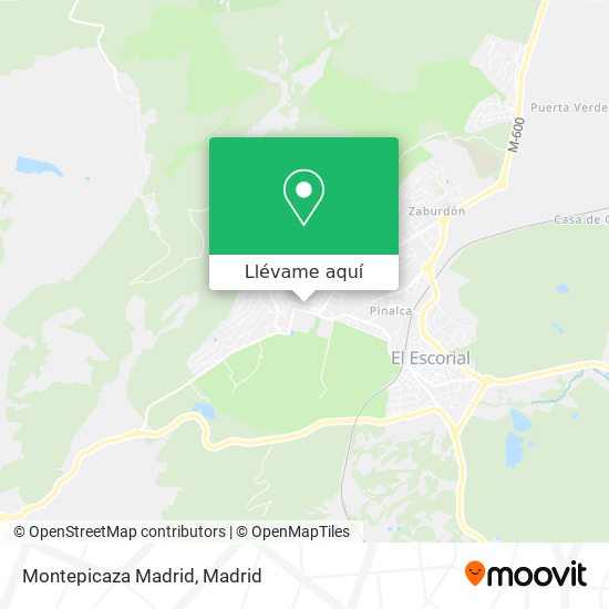 Mapa Montepicaza Madrid
