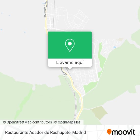 Mapa Restaurante Asador de Rechupete