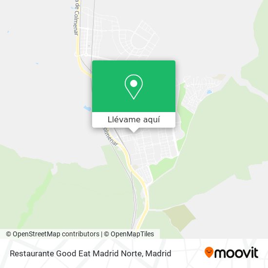 Mapa Restaurante Good Eat Madrid Norte