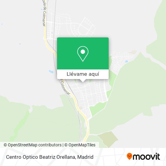 Mapa Centro Optico Beatriz Orellana