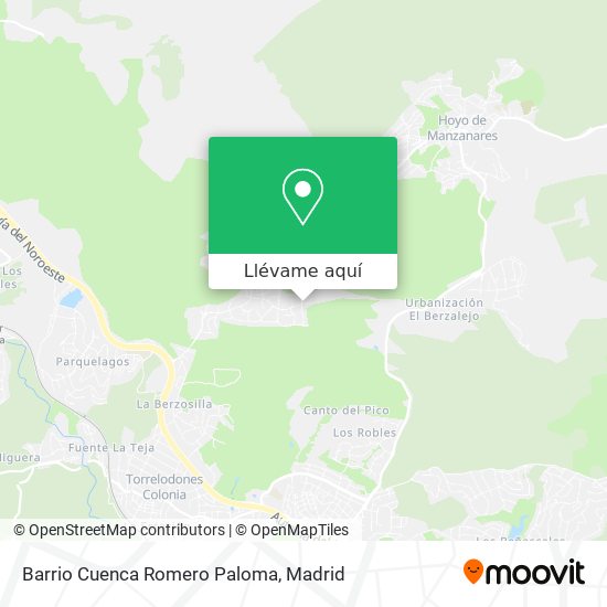 Mapa Barrio Cuenca Romero Paloma