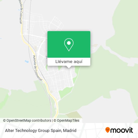 Mapa Alter Technology Group Spain