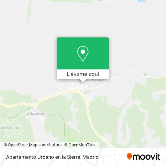 Mapa Apartamento Urbano en la Sierra