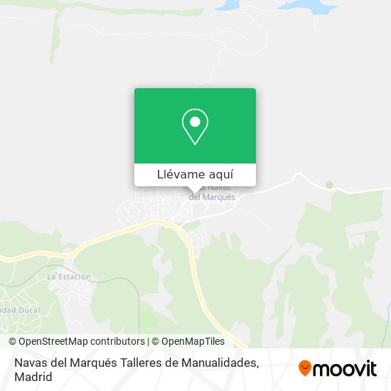 Mapa Navas del Marqués Talleres de Manualidades