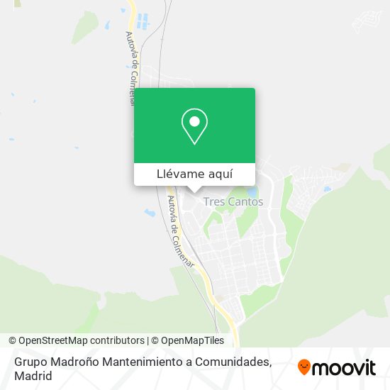 Mapa Grupo Madroño Mantenimiento a Comunidades