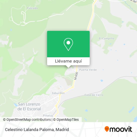 Mapa Celestino Lalanda Paloma