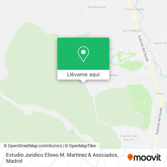 Mapa Estudio Juridico Eliseo M. Martinez & Asociados