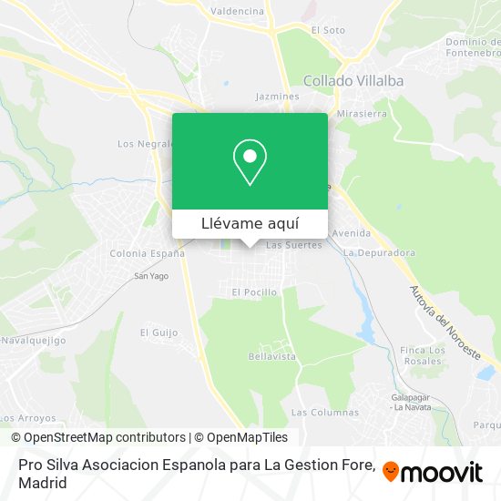 Mapa Pro Silva Asociacion Espanola para La Gestion Fore