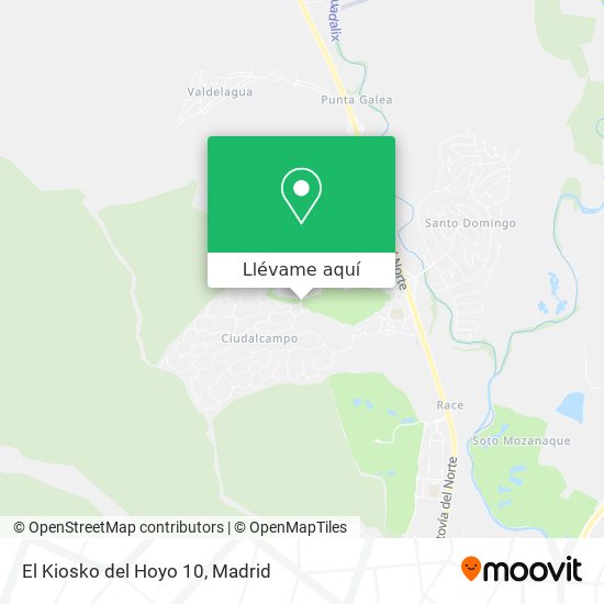 Mapa El Kiosko del Hoyo 10