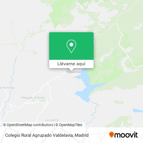 Mapa Colegio Rural Agrupado Valdelavia