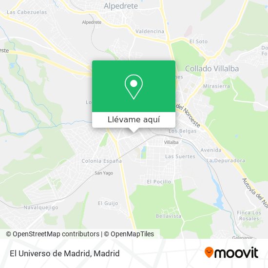 Mapa El Universo de Madrid