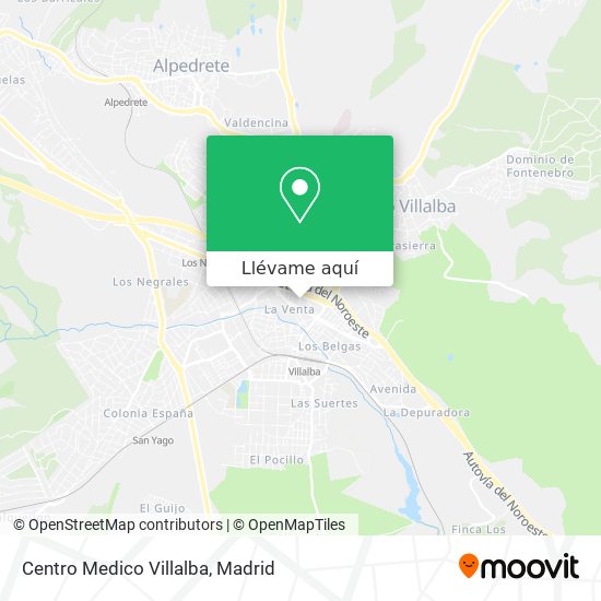 Mapa Centro Medico Villalba