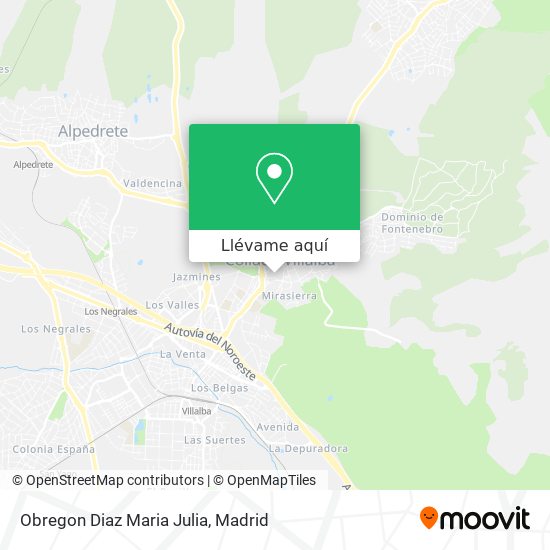 Mapa Obregon Diaz Maria Julia