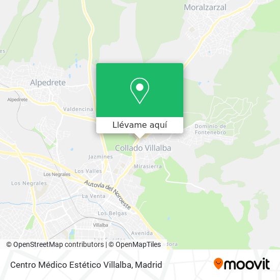 Mapa Centro Médico Estético Villalba