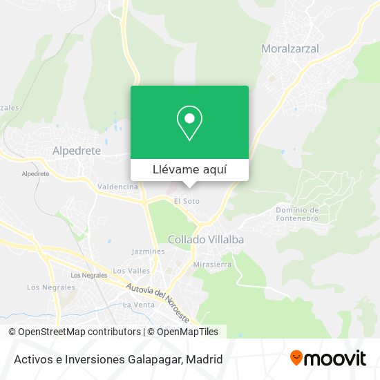 Mapa Activos e Inversiones Galapagar