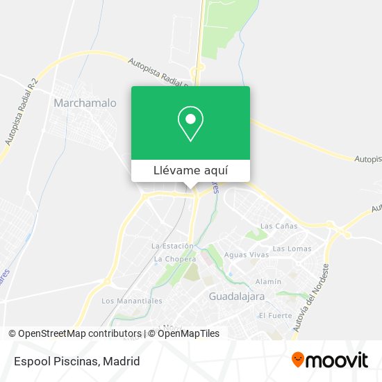 Mapa Espool Piscinas
