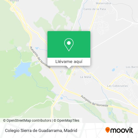 Mapa Colegio Sierra de Guadarrama