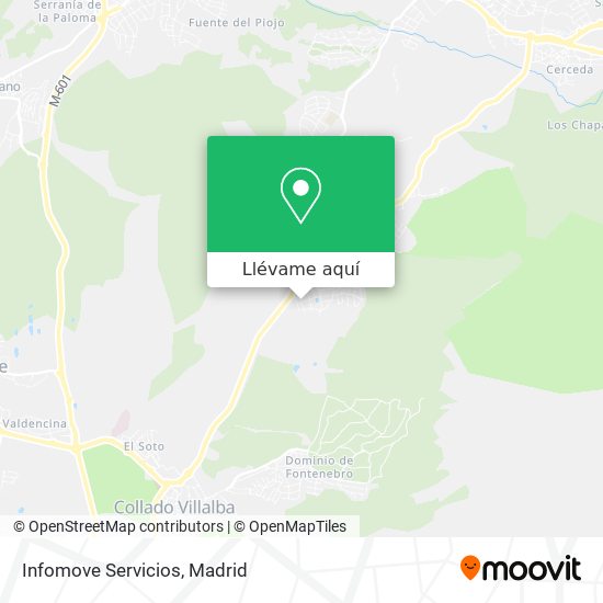 Mapa Infomove Servicios