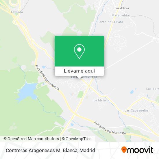 Mapa Contreras Aragoneses M. Blanca