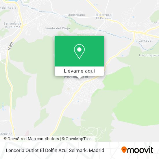 Mapa Lencería Outlet El Delfin Azul Selmark